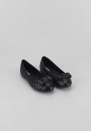 Meran Girls Flat Shoes Black