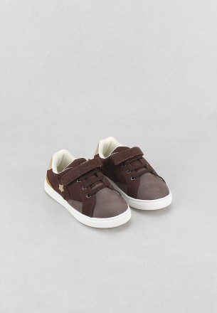 Meran Kids Casual Shoes Brown