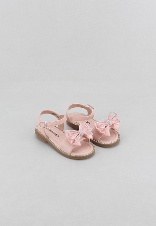 Meran Kids Flat Shoes Pink