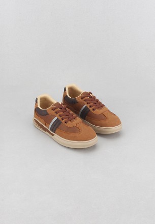 Meran Boys Casual Shoes Brown