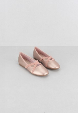 Meran Girls Flat Shoes Pink