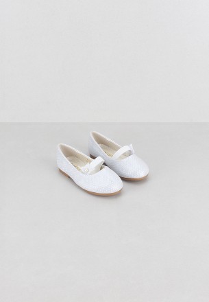 Meran Infant Flat Shoes White