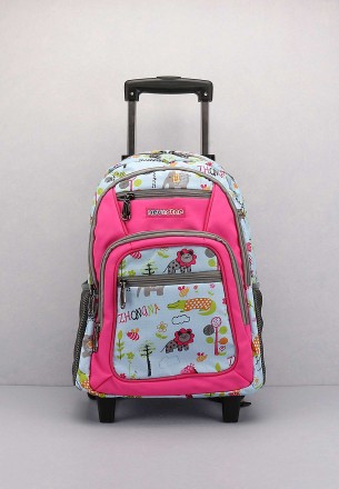 Neustar Kids Trolley Bags Pink