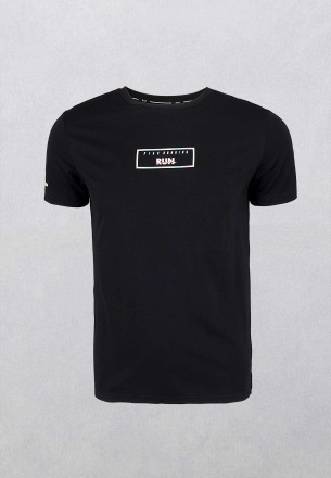 Peak Men's Round Neck T-shirts Black