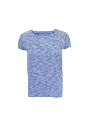 Peak Women's Round Neck T-shirt Blue