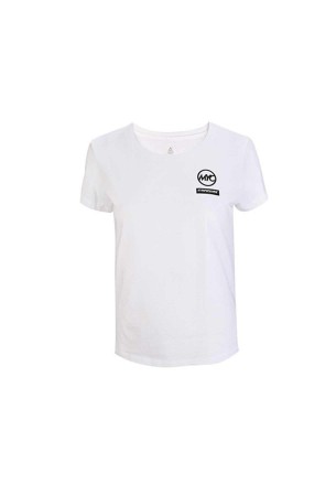 Peak Women's Round Neck T-shirts White