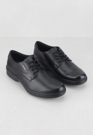 حذاء بيجادا رسمي برباط رجالي أسود