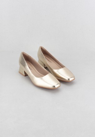 Piccadilly Women Heels Gold