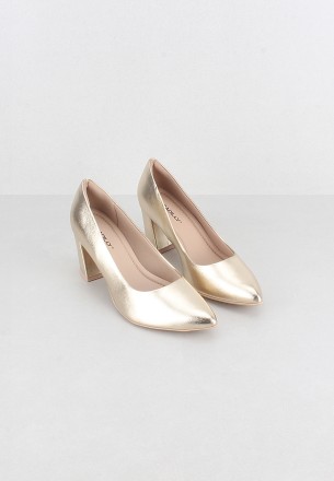Piccadilly Women Heels Gold