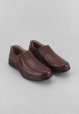 RECARDO Men Slip Ons Shoes Dark Brown