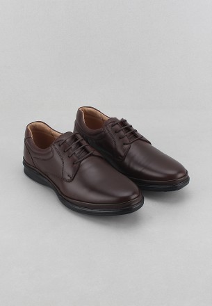 Recardo Men Oxfords Shoes Dark Brown