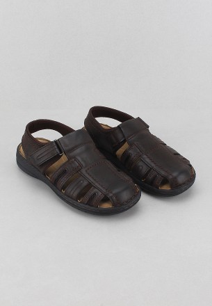 Recardo Men's Sandals Dark Brown