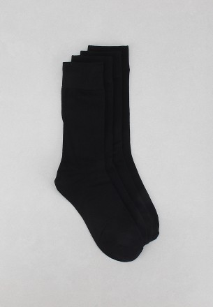 Rockport Men's 2 Pairs Socks Black