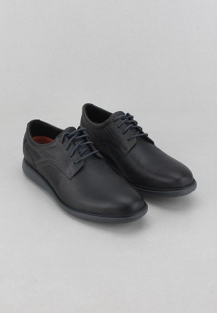 Rockport Men's Garett Plain Toe Shoes Dark Gray