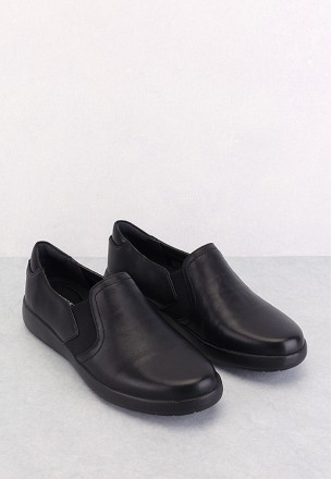 حذاء روكبورت سهل الإرتداء نسائي أسود