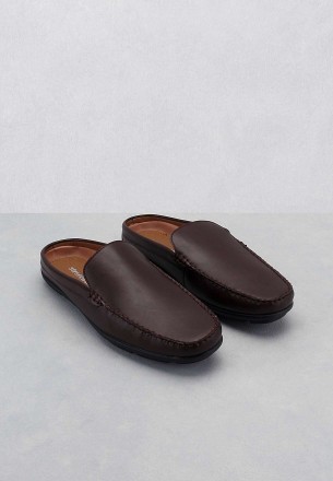 Streetwalk Men's Slip-on Loafers Dark Brown