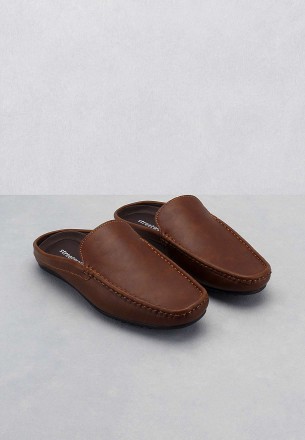 Streetwalk Men's Slip-on Loafers Brown