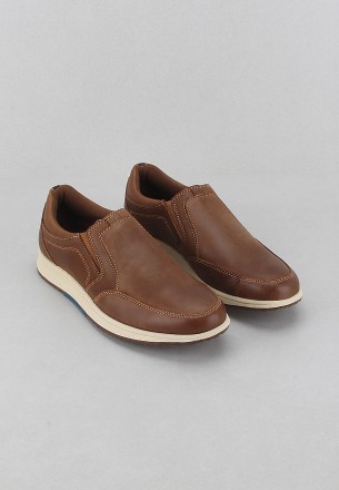 Streetwalk Men's Slip Ons Shoes Brown