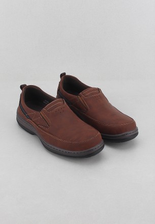 Streetwalk Men Slip Ons Dark Brown