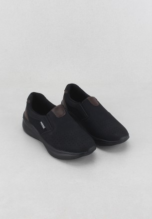 Walkmat kid's Causal Shoes Black