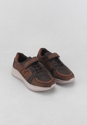Walkmat kid's Causal Shoes Brown