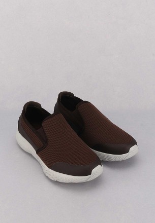 Walkmat Men's Slip Ons Shoes Brown