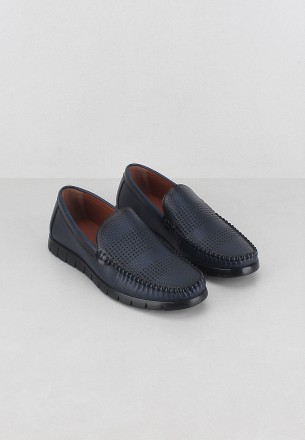 Walkmat Men Slip Ons Navy