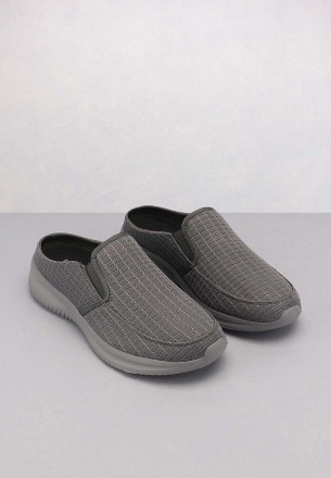 Walkmat Men's Slip Ons Shoes Gray