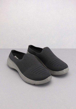 Walkmat Men's Slip Ons Shoes Gray