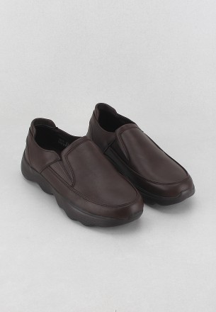 Walkmat Men's Slip-ons Shoes Brown