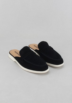 Walkmat Men's Slip-Ons Shoes Black