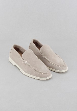 Walkmat Men's Slip-Ons Shoes Beige