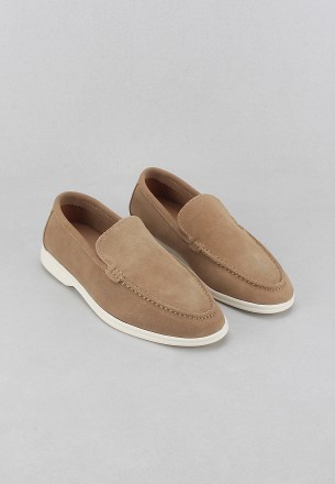 Walkmat Men's Slip-Ons Shoes Beige