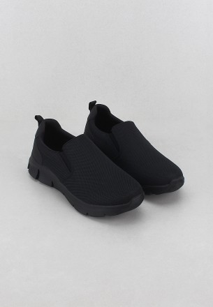 Walkmat Men Slip Ons Black