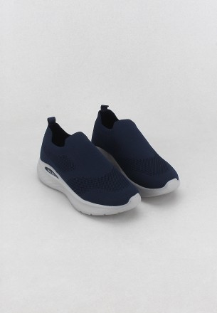 Walkmat Women Slip Ons Navy